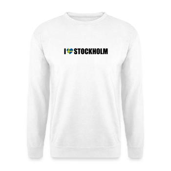 I love Stockholm Sweden - Unisex Sweatshirt - white - Front