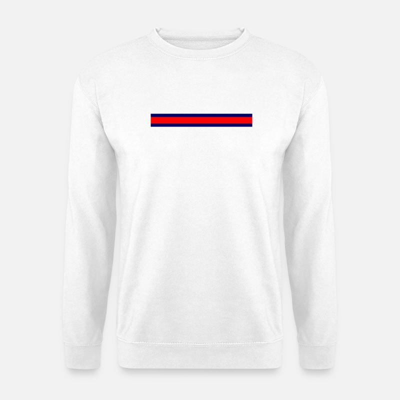 Kühler Minimalismus Farbexplosion - Unisex Pullover - Weiß