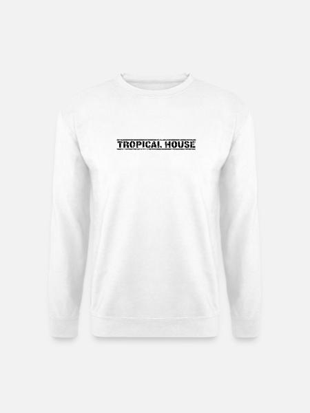 Maison tropicale - Sweat-shirt Unisexe - blanc
