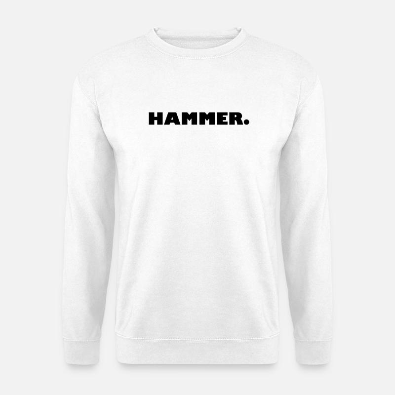 HAMMER. - Unisex Pullover - Weiß