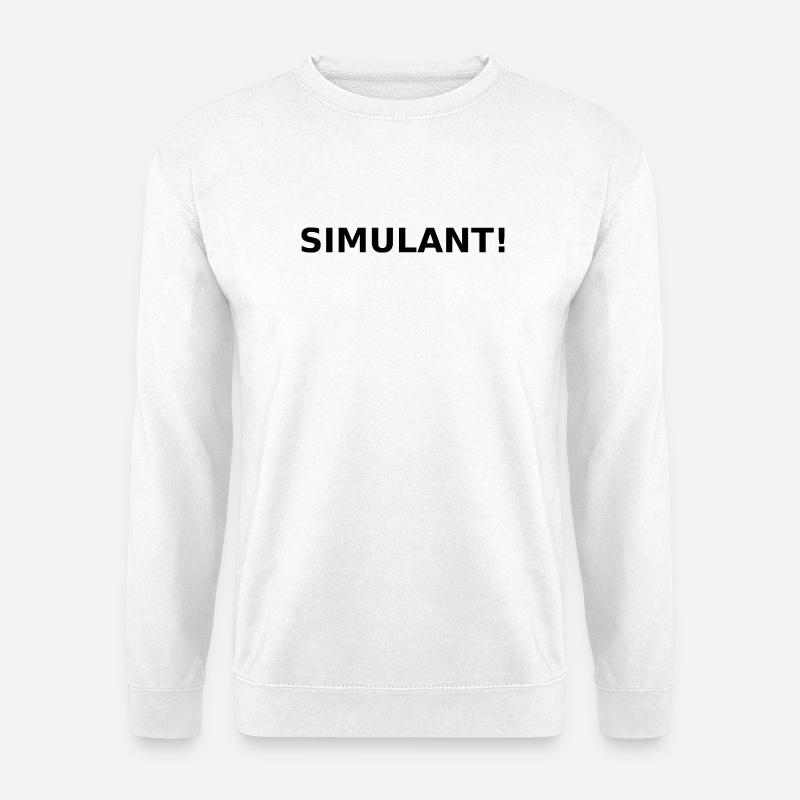 Simulant! - Unisex Pullover - Weiß