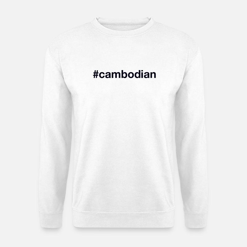 Cambodia Cambodian - Unisex Pullover - Weiß