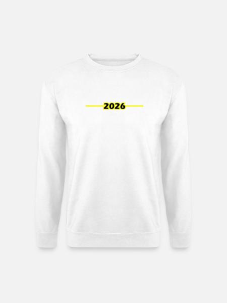 Millésime 2026 - Sweat-shirt Unisexe - blanc