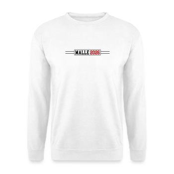 Malle 2026 - Unisex Sweatshirt - white - Front