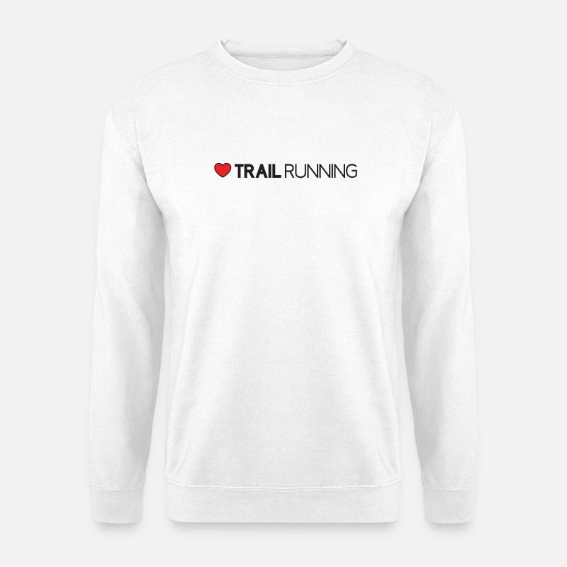 Ich liebe Trailrunning - Unisex Pullover - Weiß