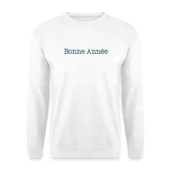 BONNE ANNEE. SAINT SYLVESTRE. NOUVELLE ANNÉE - Sweat-shirt Unisexe - blanc - Devant