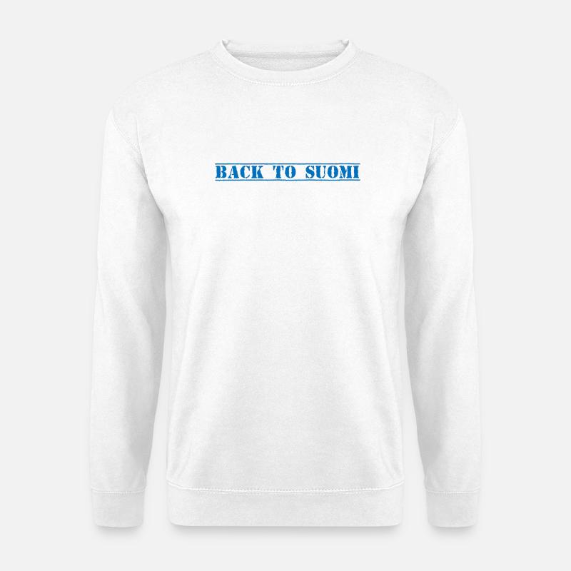 Suomi Finnland - Unisex Pullover - Weiß