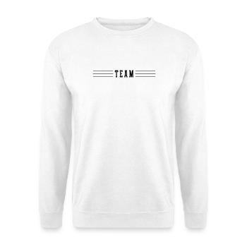 Team Strich - Unisex Pullover - Weiß - Vorne