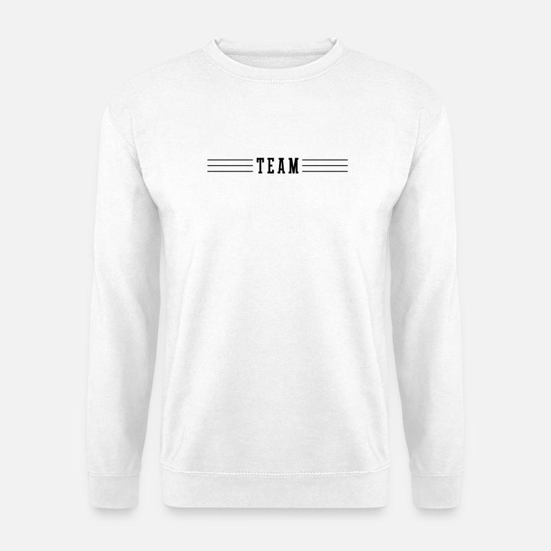 Team Strich - Unisex Pullover - Weiß