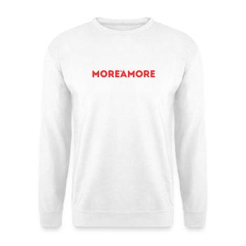 More aMore  - Unisex Pullover - Weiß - Vorne - Alina (178cm) & Michal (187cm)