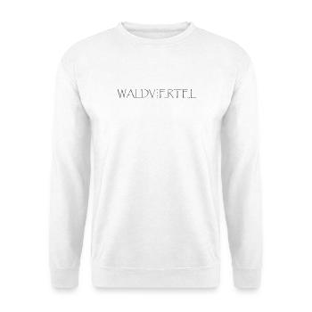 Waldviertel-Horn - Unisex Pullover - Weiß - Vorne - Alina (178cm) & Michal (187cm)