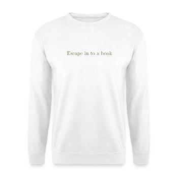 Évadez-vous dans un livre - Olivegreen - Sweat-shirt Unisexe - blanc - Devant
