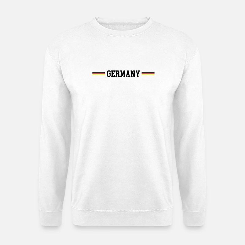 Germany Fahne - Unisex Pullover - Weiß