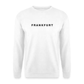 FRANKFURT - Unisex Pullover - Weiß - Vorne
