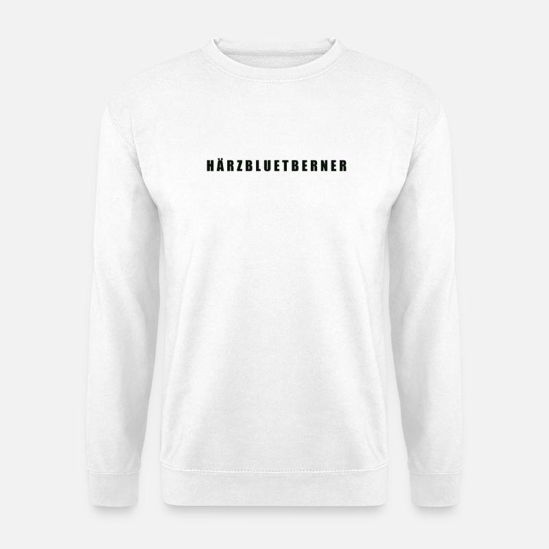 Härzbluetberner Berner Kanton Bern - Unisex Pullover - Weiß