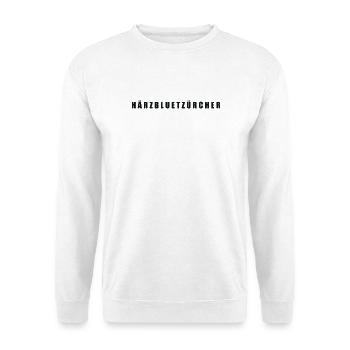 Härzbluetzürcher Zürich - Unisex Pullover - Weiß - Vorne