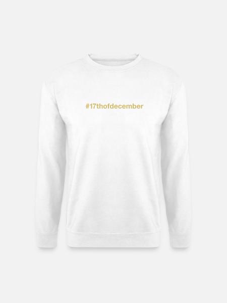 Né le 17 décembre Anniversaire - Sweat-shirt Unisexe - blanc