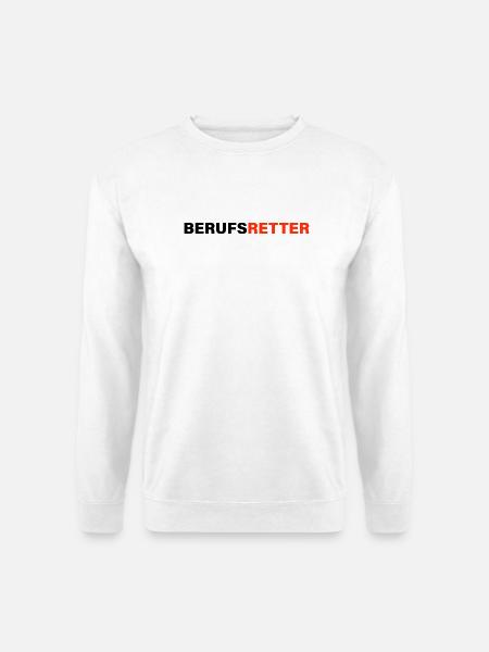 Professional rescuer - Unisex Sweatshirt - white