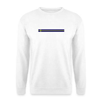 Schweden Flagge Symbol - Unisex Pullover - Weiß - Vorne
