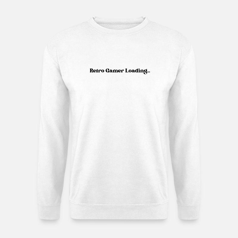 Retro Gaming Loading - Unisex Sweatshirt - white