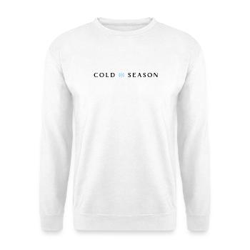 Cold Season - Unisex Pullover - Weiß - Vorne - Alina (178cm) & Michal (187cm)