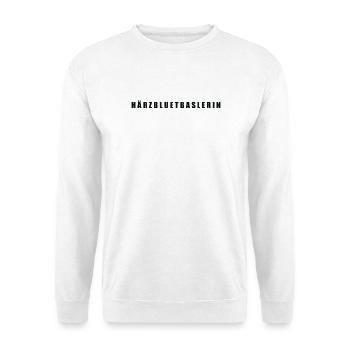 Härzbluetbaslerin Kanton Basel - Unisex Pullover - Weiß - Vorne