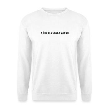 Härzbluetaargauer Kanton Aargau - Unisex Pullover - Weiß - Vorne