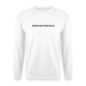 Härzbluetjurassier Kanton Jura - Unisex Pullover - Weiß - Vorne