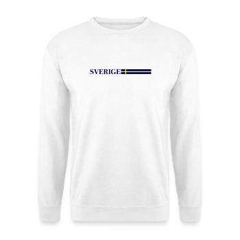 Drapeau Suédois de Sverige - Sweat-shirt Unisexe - blanc - Devant