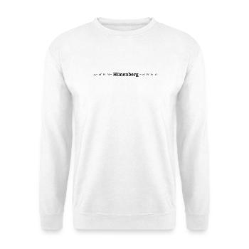 Koordinaten Hünenberg Kanton Zug - Unisex Pullover - Weiß - Vorne