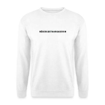 Härzbluetaargauerin Kanton Aargau - Unisex Pullover - Weiß - Vorne