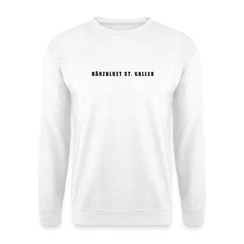 Härzbluet St. Galler St. Gallen - Unisex Sweatshirt - white - Front