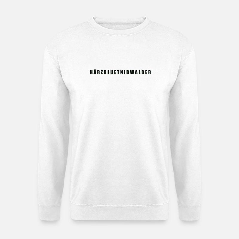 Härzbluetnidwalder Kanton Nidwalden - Unisex Pullover - Weiß