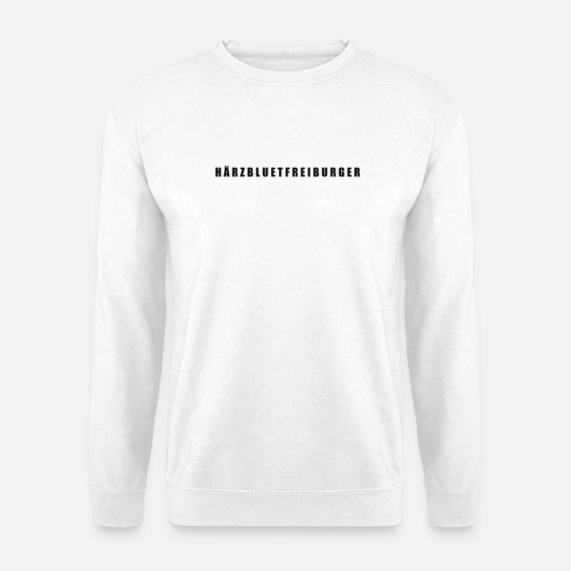 Härzbluetfreiburger Kanton Freiburg Freiburger - Unisex Pullover - Weiß