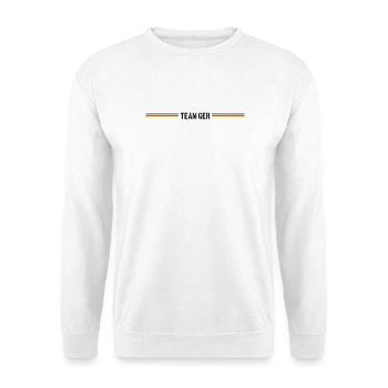 Team Germany Deutschland Fahne - Unisex Pullover - Weiß - Vorne