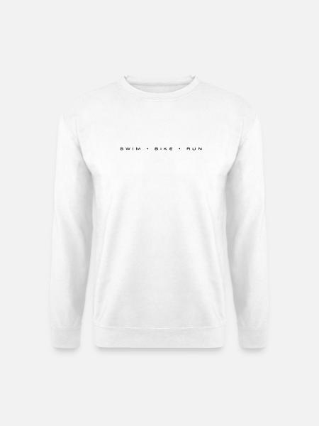 Triathlon Schwimmen Radfahren Laufen - Unisex Pullover - Weiß