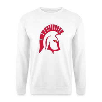 Trojan - Unisex Pullover - Weiß - Vorne - Alina (178cm) & Michal (187cm)