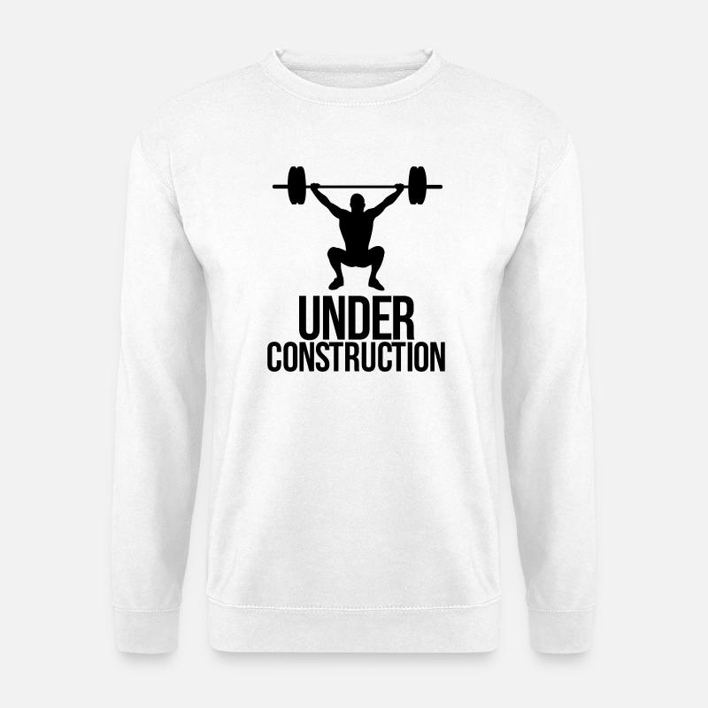 under construction - Unisex Pullover - Weiß