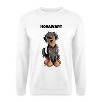 Knuffiger Hovawart - Unisex Pullover - Weiß - Vorne