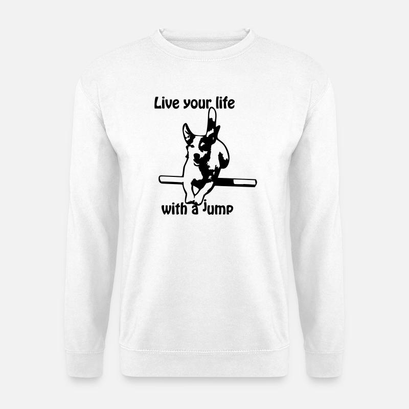Agility Jack Russel Terrier - Unisex Sweatshirt - white