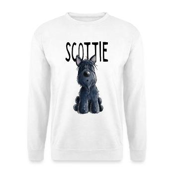 Niedlicher Scottie - Scottish Terrier - Geschenk - Unisex Pullover - Weiß - Vorne