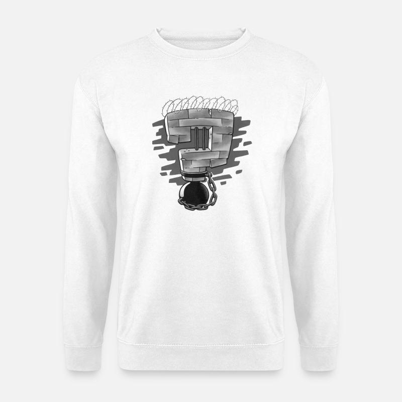 Why prisons don't benefit anyone - Unisex Sweatshirt - white