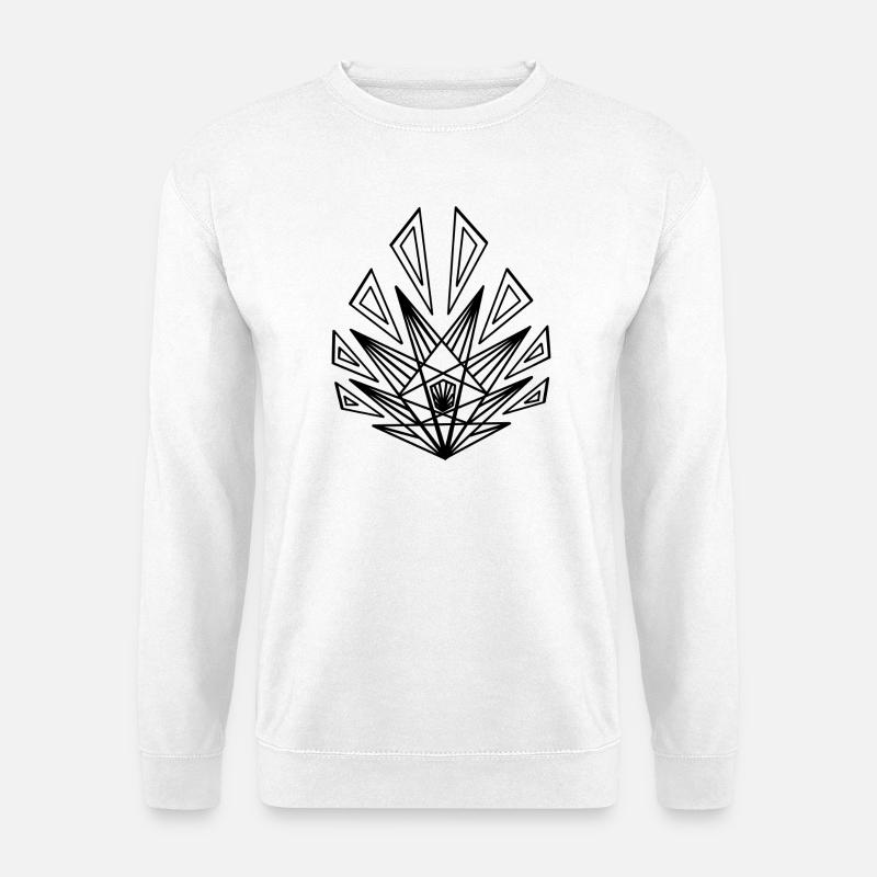 Blatt - Unisex Pullover - Weiß