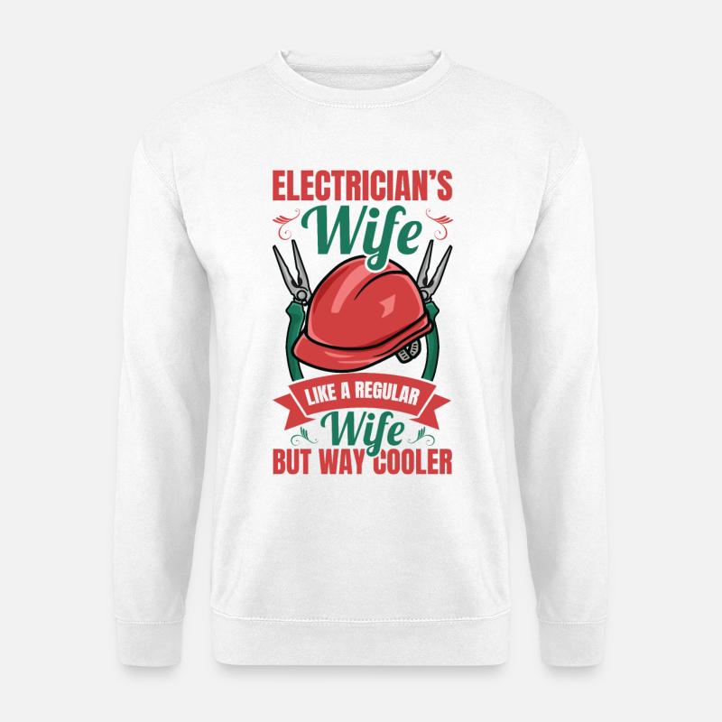 Elektrikerin - Unisex Pullover - Weiß