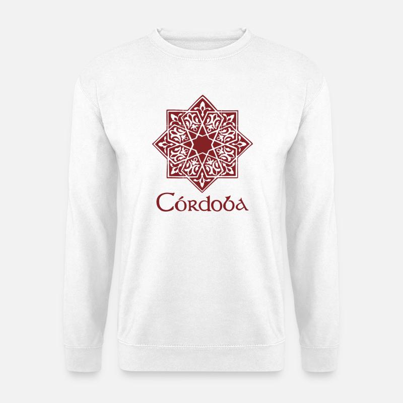 Cordoba 2 (rot) - Unisex Pullover - Weiß