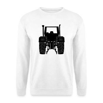 Farm Tractor Rear - Unisex Sweatshirt - white - Front