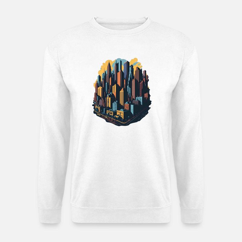 Skyline - Unisex Pullover - Weiß