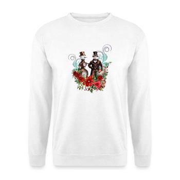 Steampunk Snowman - Unisex Sweatshirt - white - Front