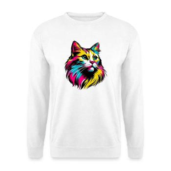 Cat - Unisex Sweatshirt - white - Front