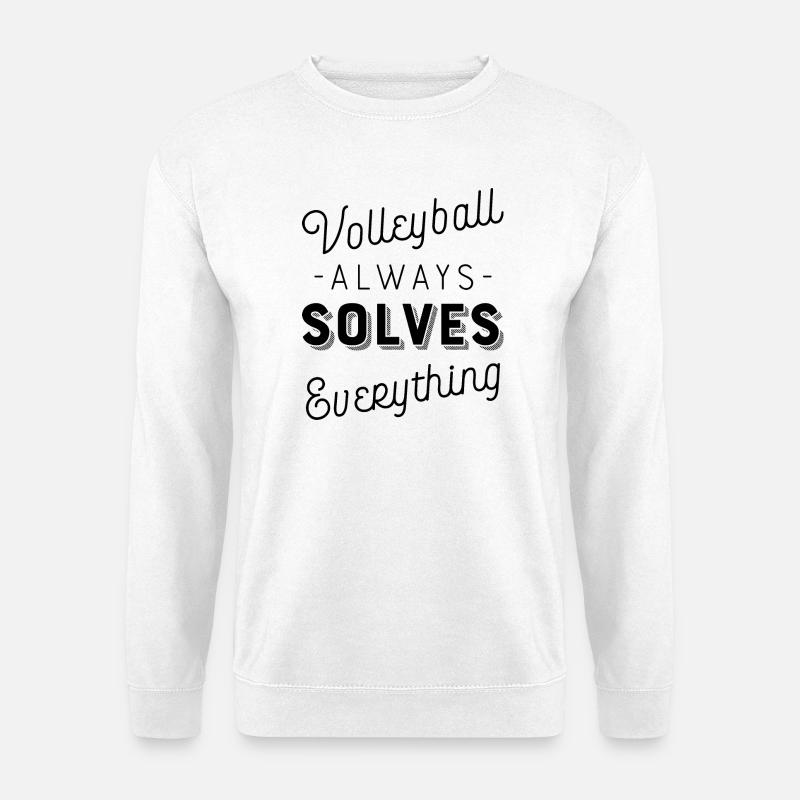 Volleyball - Unisex Pullover - Weiß